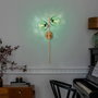 Opviq Lámpara de Pared Menta y Oro